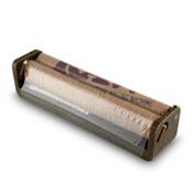 Raw Hemp Plastic Cigarette Rollers 110mm Display of 12